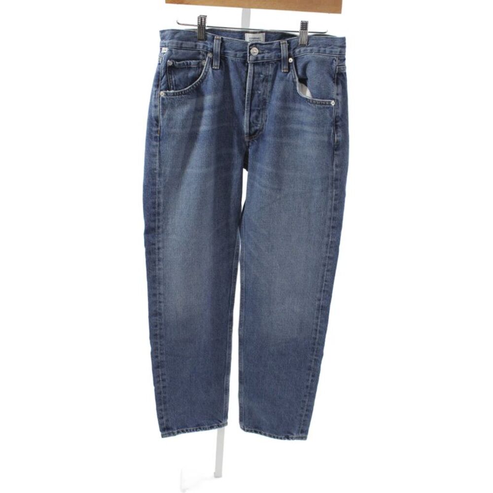 Citizens of Humanity Womens Blue High Rise Straight Jeans Size 26